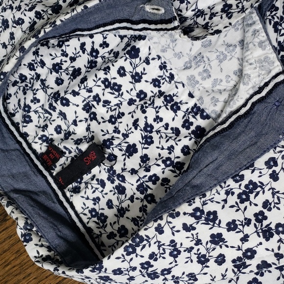 Floral Button Down Color Shirt - Picture 3 of 8